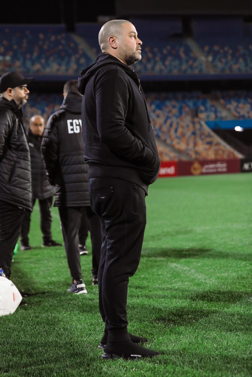 أحمد دياب في مران المنتخب (3)