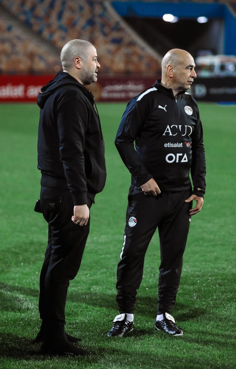 أحمد دياب في مران المنتخب (4)