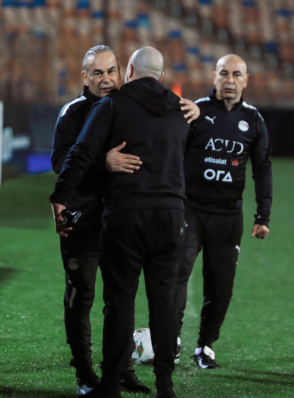 أحمد دياب في مران المنتخب (6)