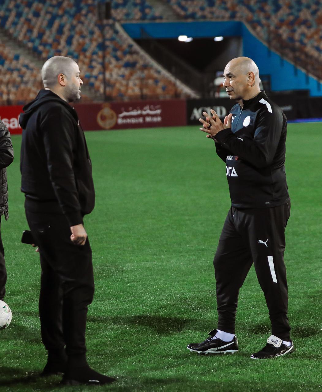 أحمد دياب في مران المنتخب (7)