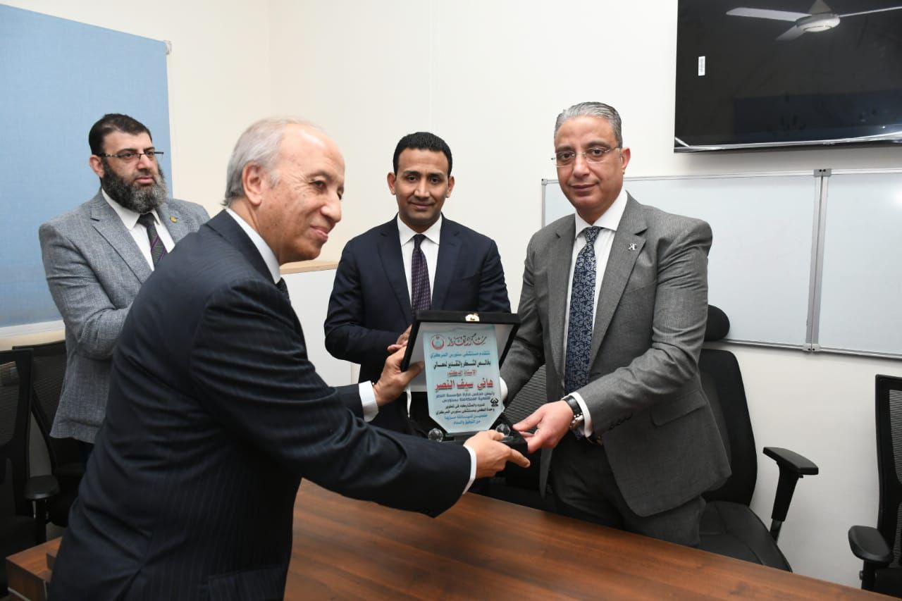 افتتاح  توسعات وحدة الغسيل الكلوي بمستشفى سنورس المركزي