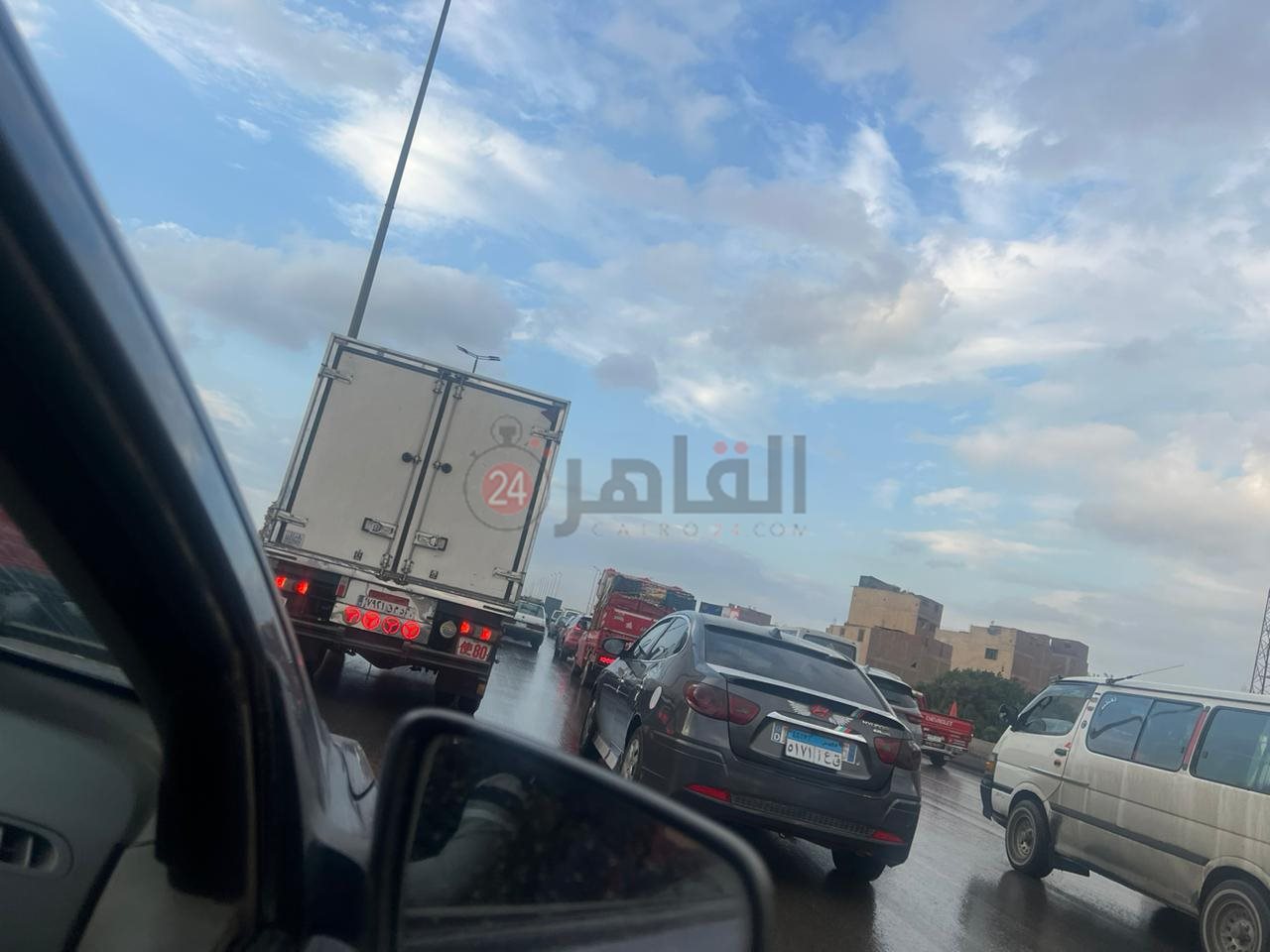بسبب الازدحام والأمطار الطريق الدائري 2