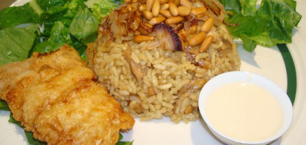 طريقة عمل رز الصيادية البني