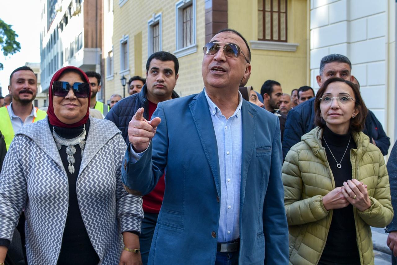 محافظ الإسكندرية يتابع معدلات تنفيذ مشروع شارع النبي دانيال 