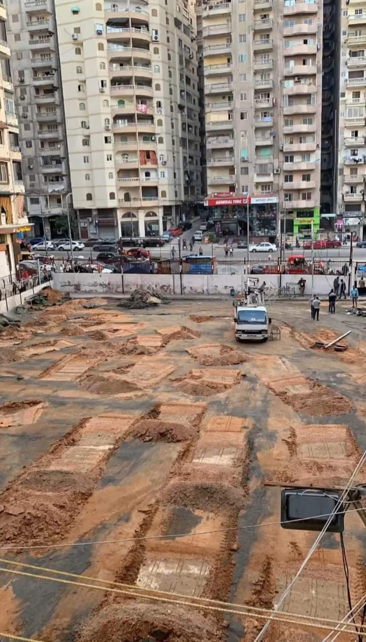 هدم ملعب سيدى بشر بالإسكندرية 