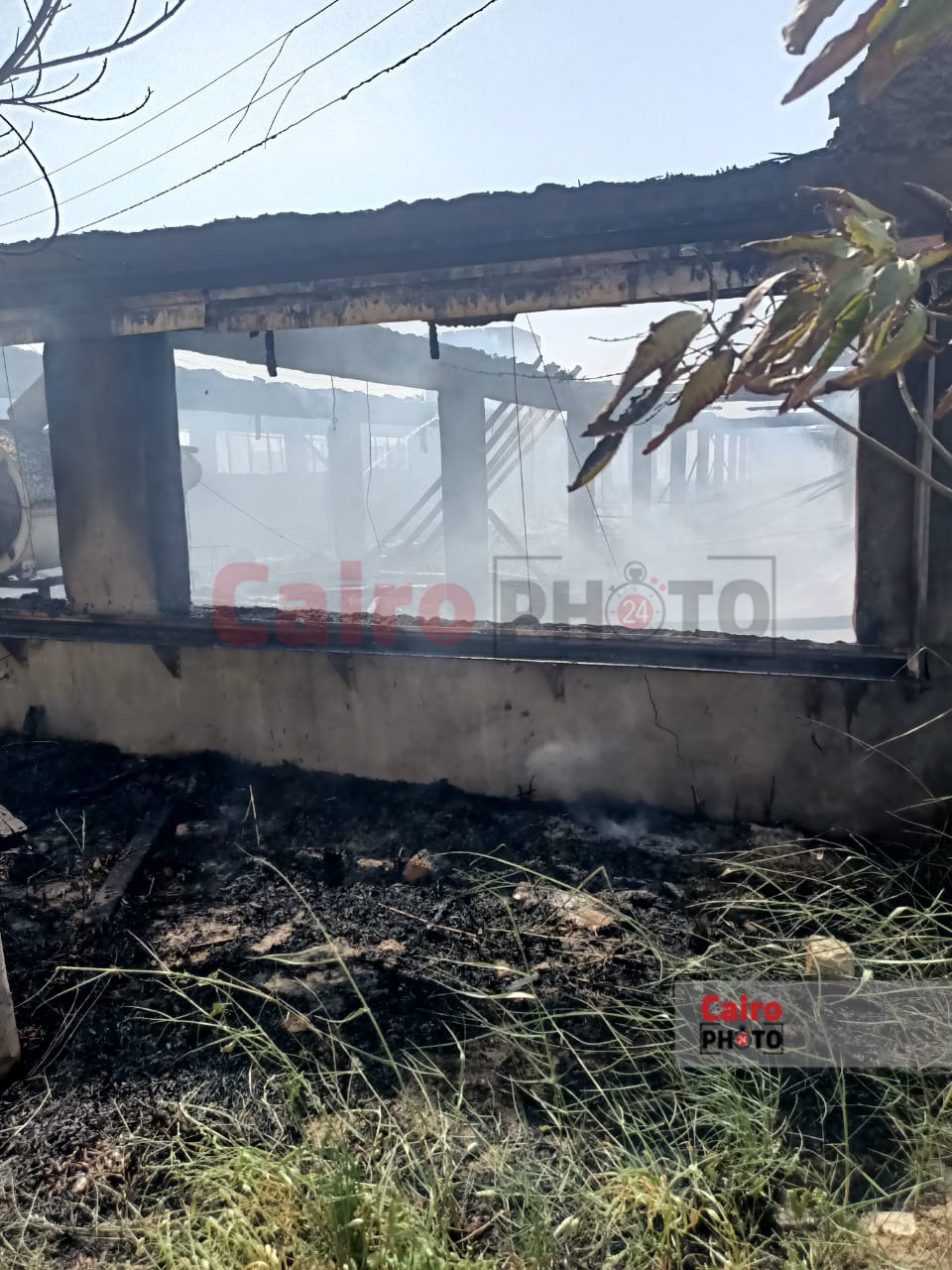 حريق مزرعة دواجن بالإسماعيلية 