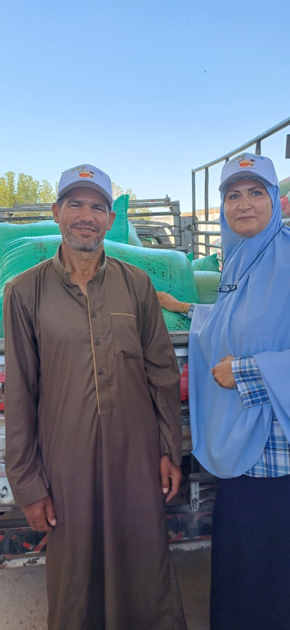 توريد قمح المدارس الحقلية التابعة لمنظمة الفاو للمطاحن 