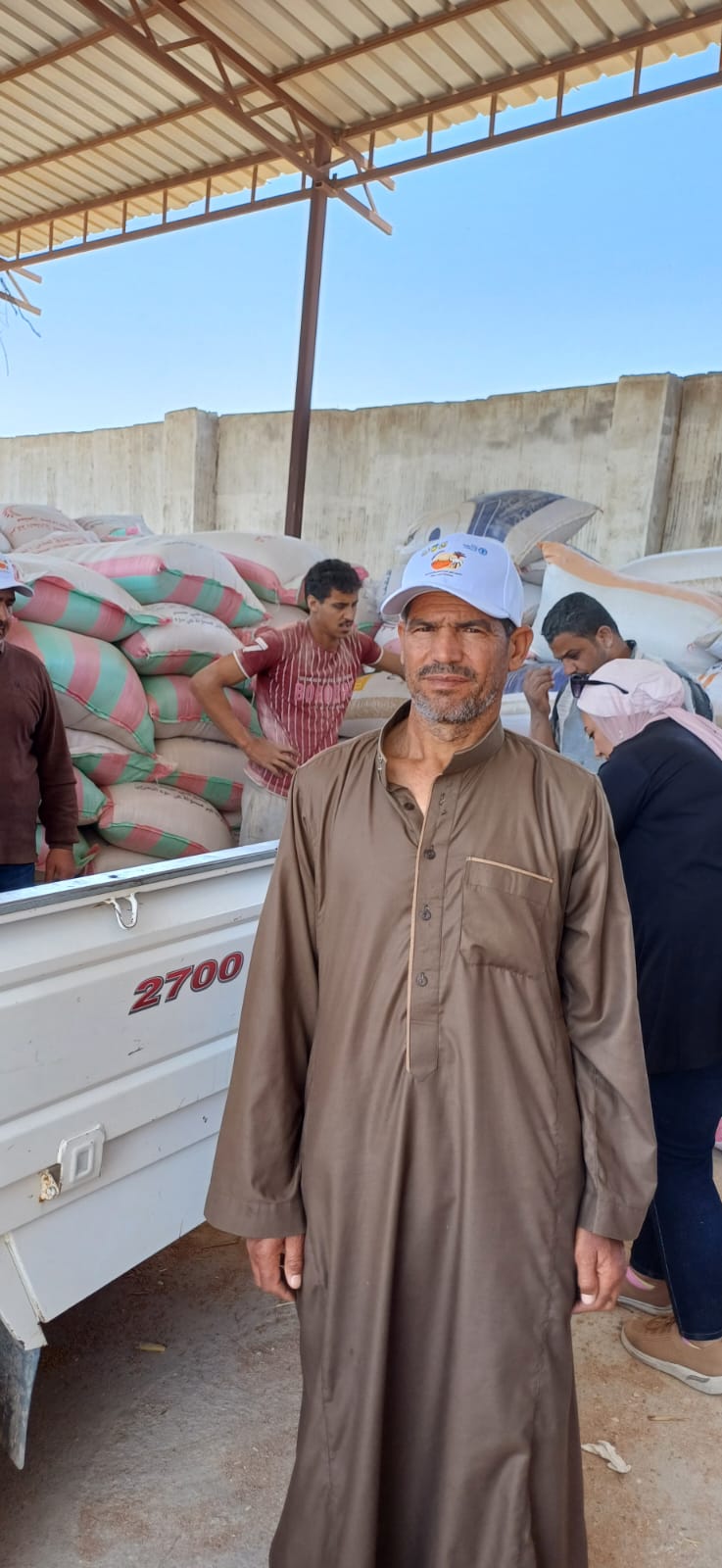 توريد قمح المدارس الحقلية التابعة لمنظمة الفاو للمطاحن 