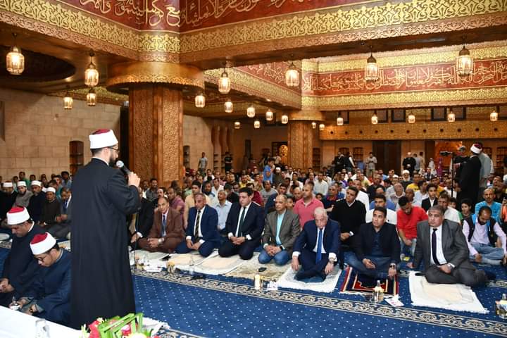 فودة يفتتح رفع كفاءة مسجد الصحابة بشرم الشيخ