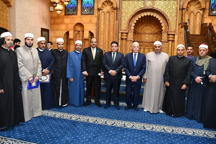 فودة يفتتح رفع كفاءة مسجد الصحابة بشرم الشيخ