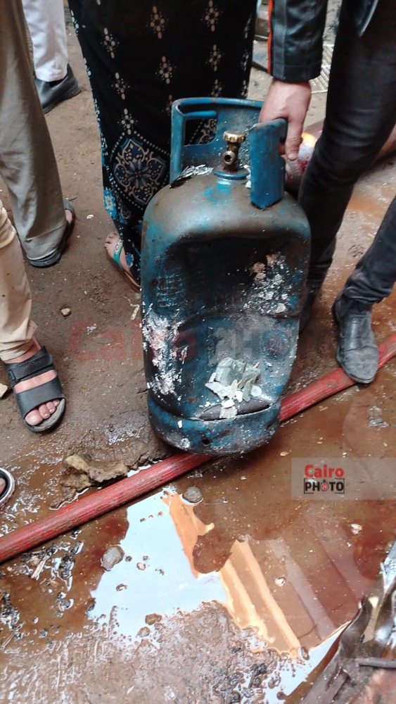 حادث انفجار أسطوانة بوتاجاز بالمنيا 
