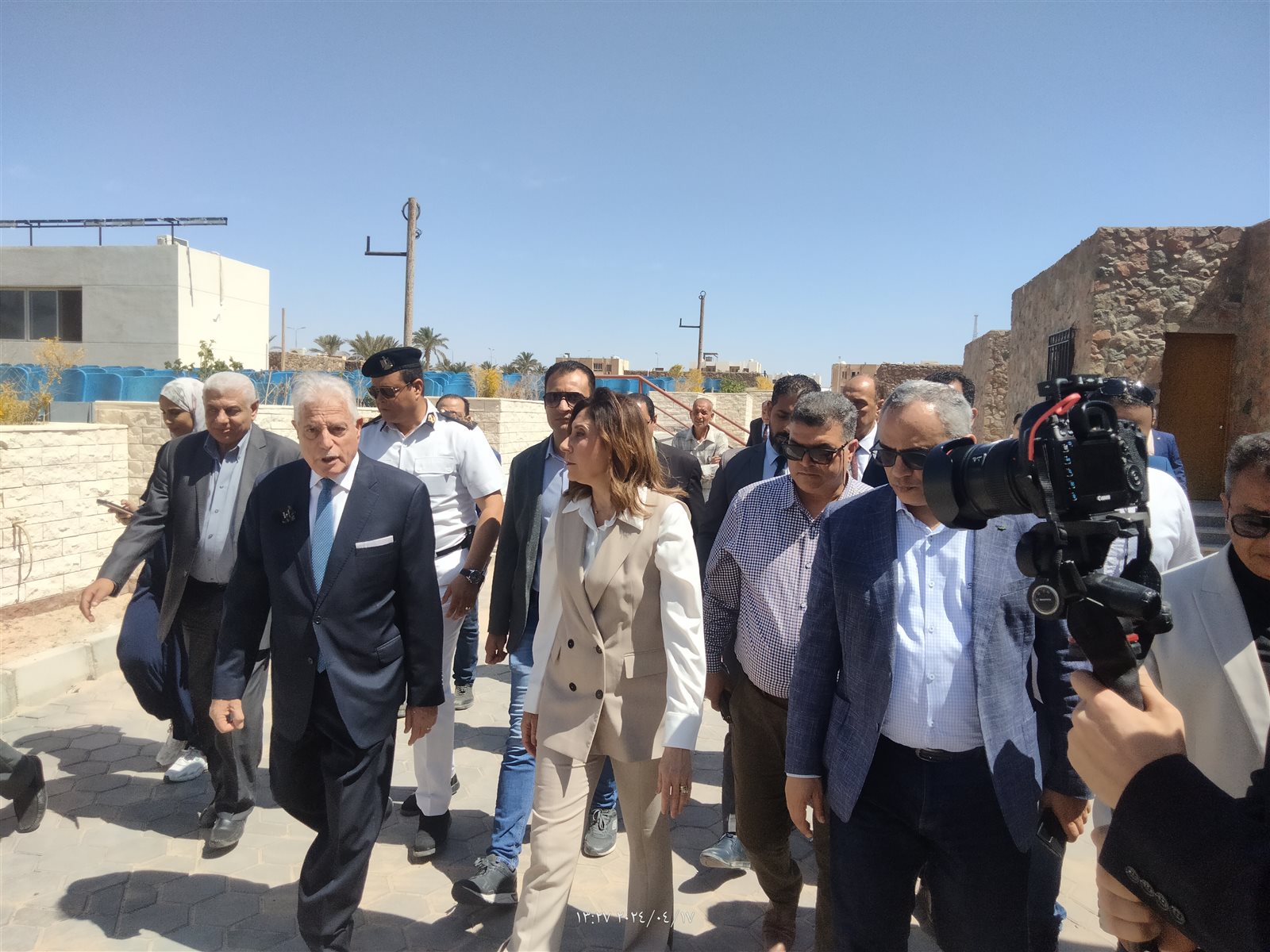 وزيرة الثقافة تزور طور سيناء