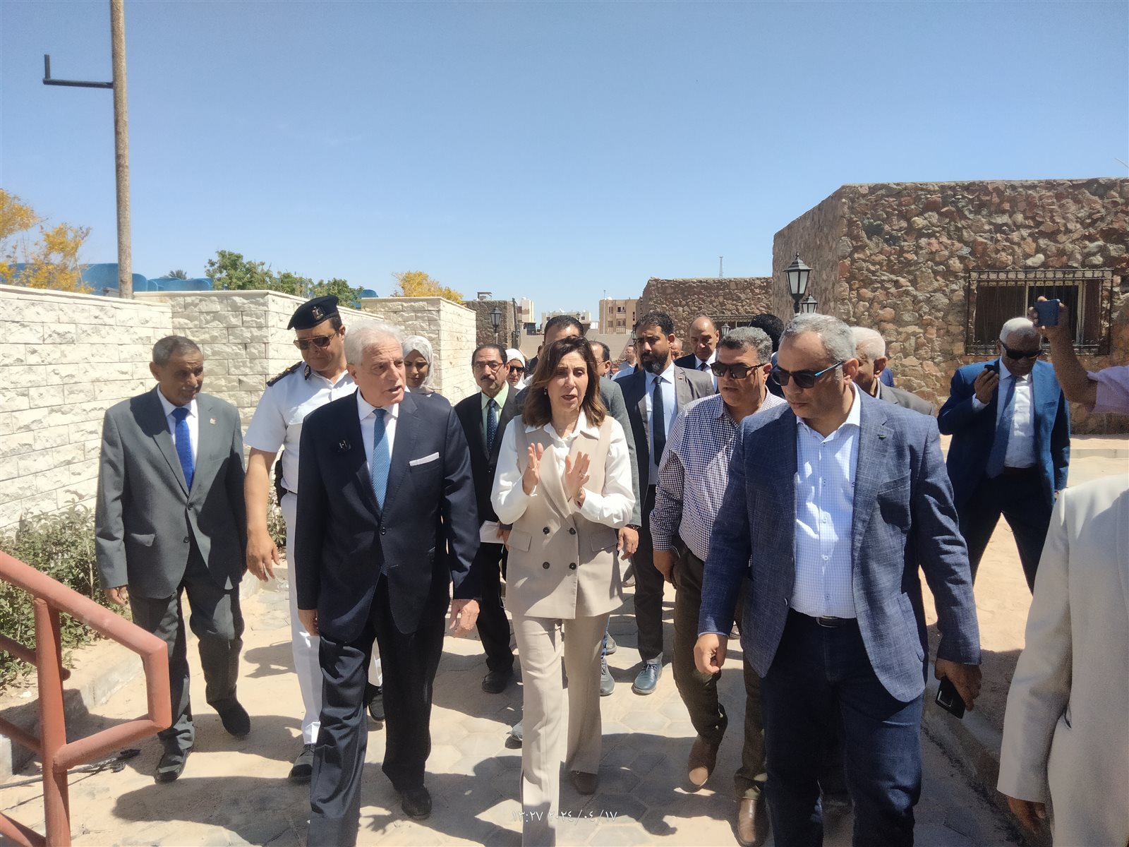 وزيرة الثقافة تزور طور سيناء