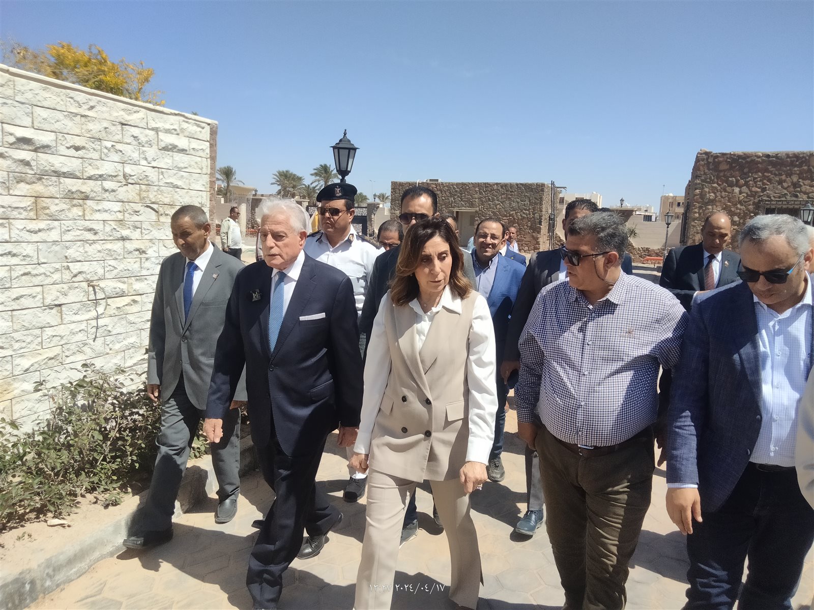 وزيرة الثقافة تزور طور سيناء