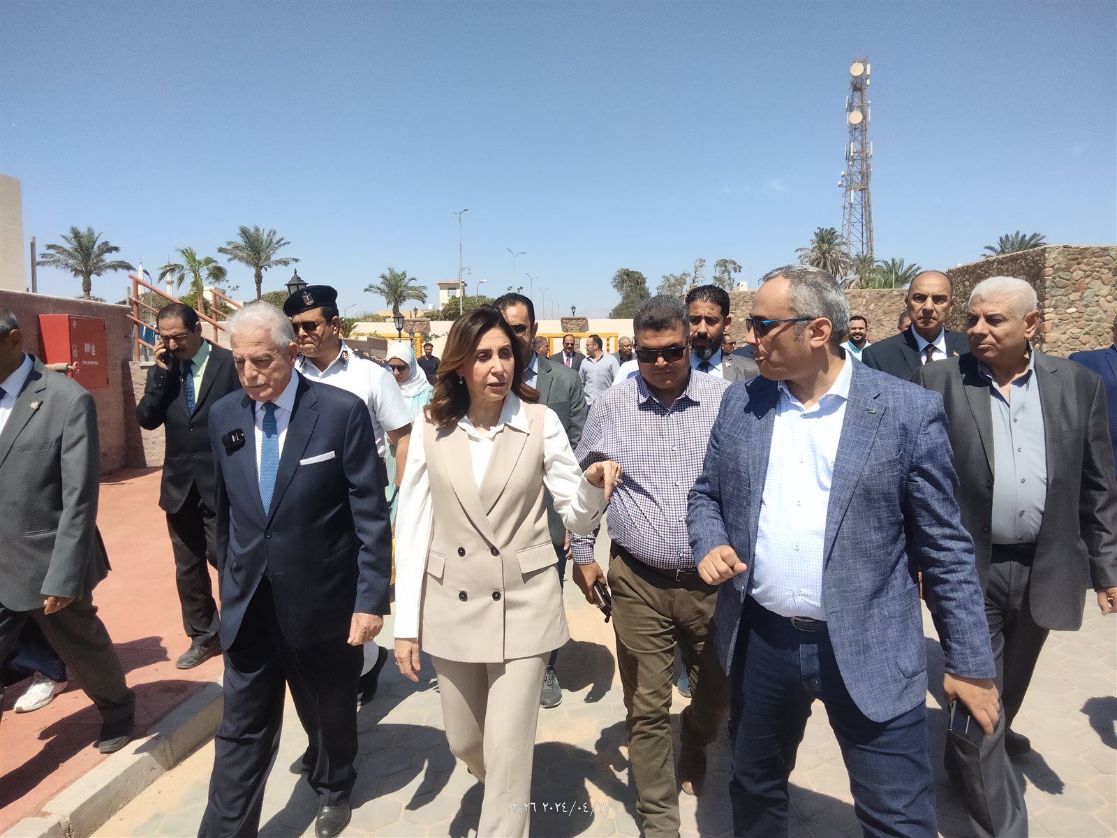وزيرة الثقافة تزور طور سيناء