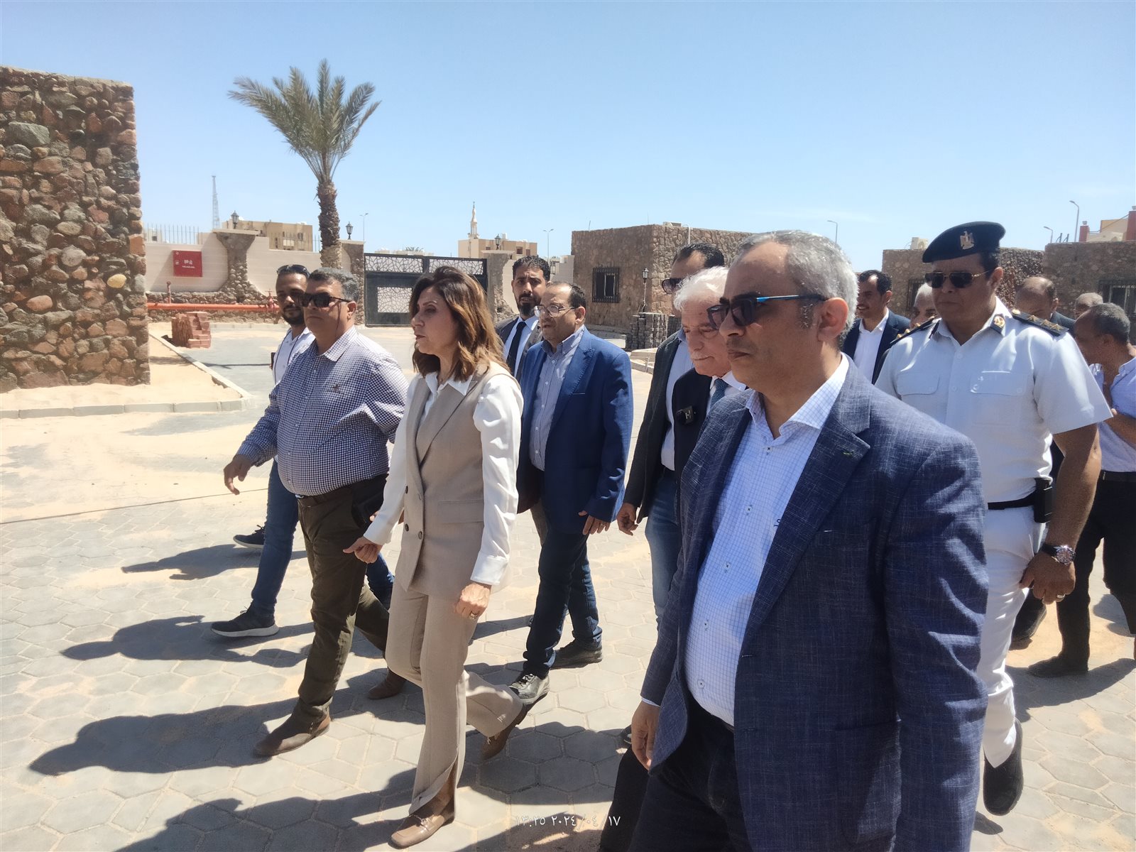 وزيرة الثقافة تزور طور سيناء