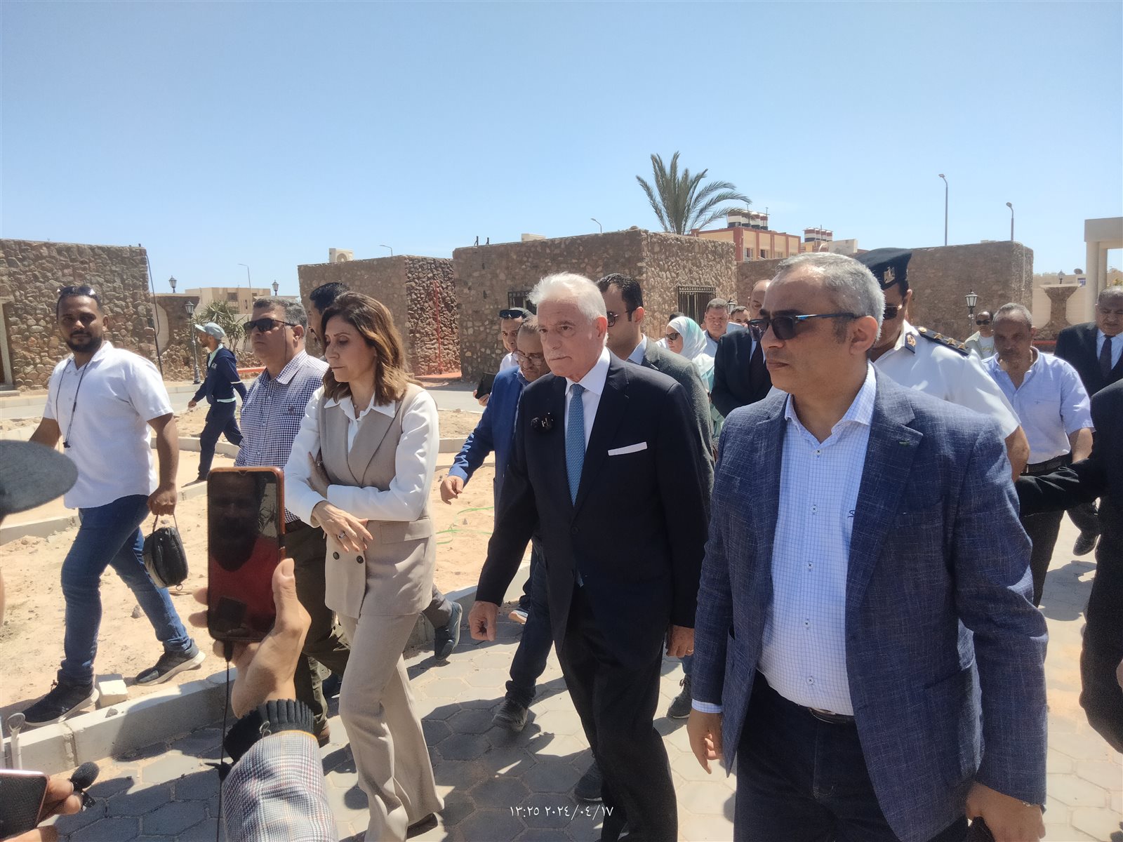 وزيرة الثقافة تزور طور سيناء