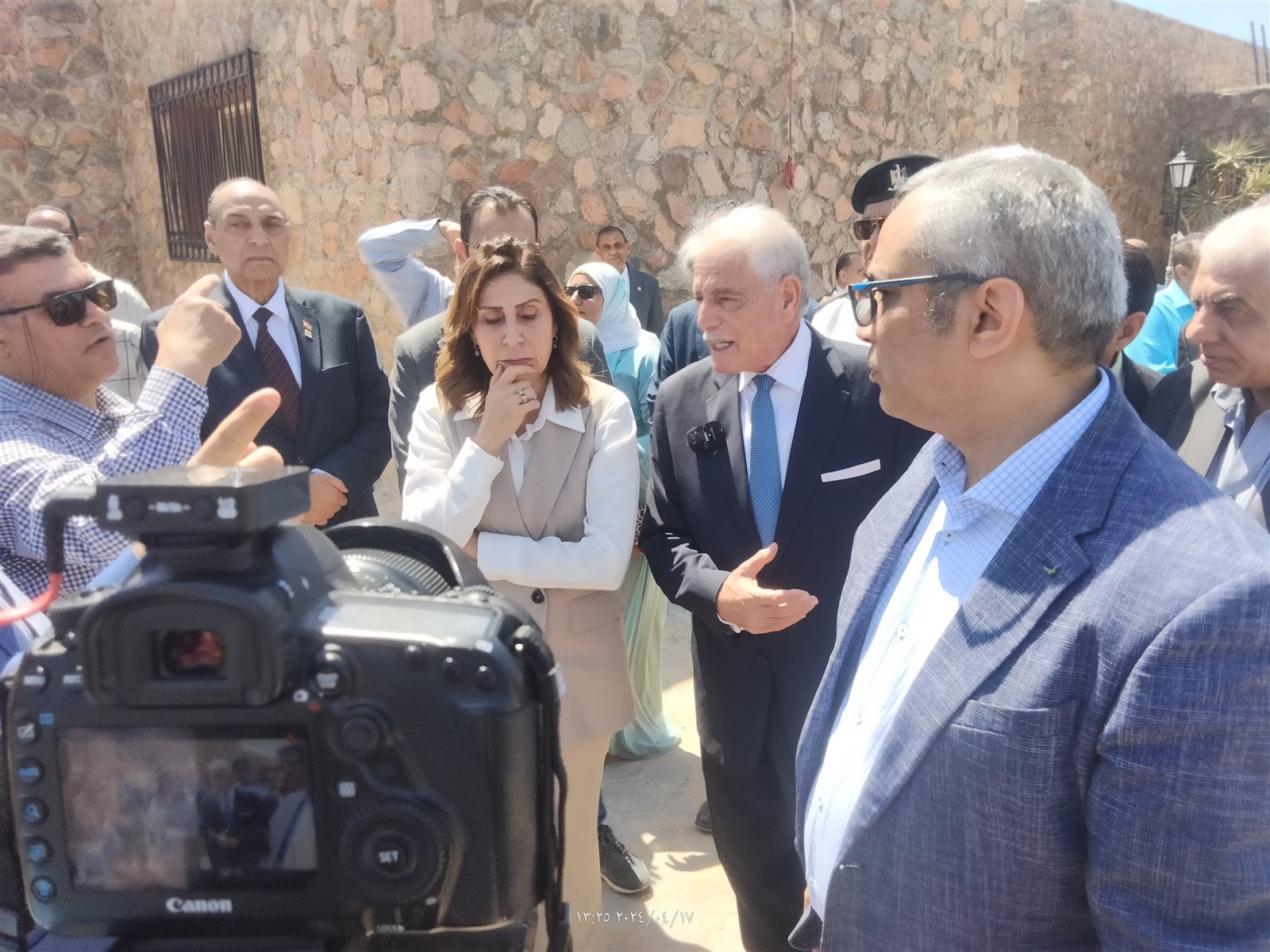 وزيرة الثقافة تزور طور سيناء