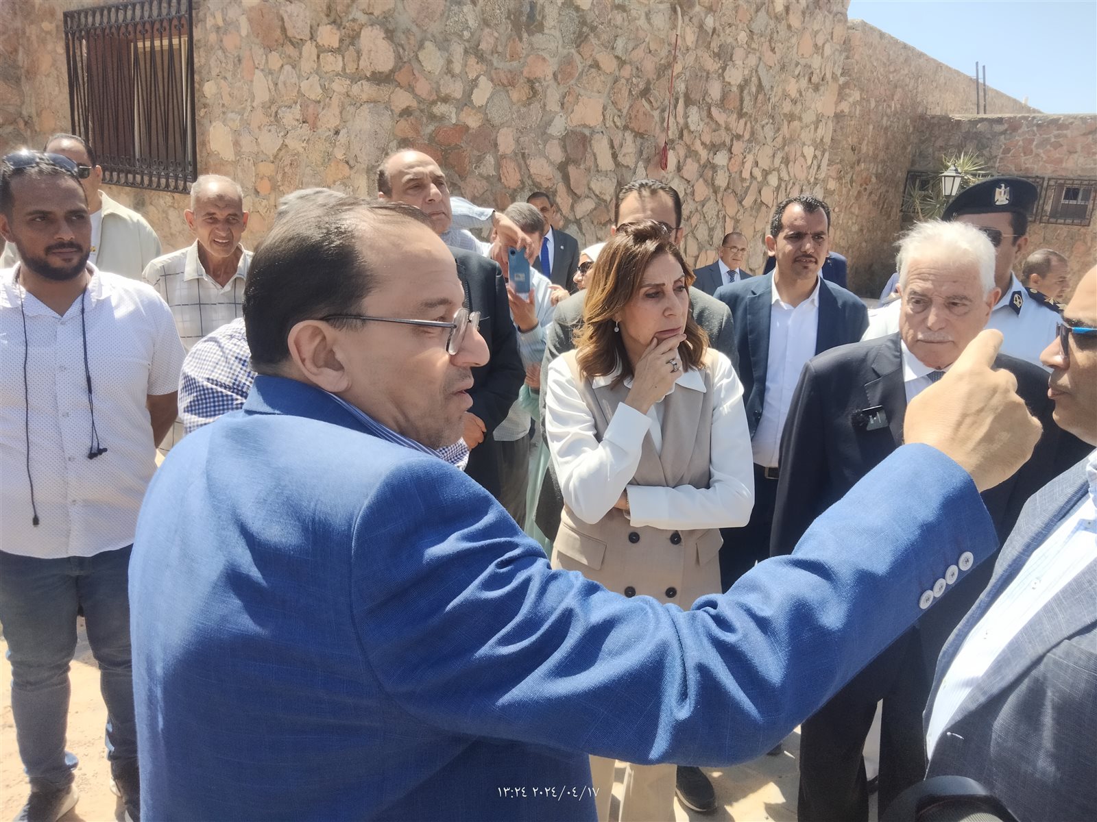 وزيرة الثقافة تزور طور سيناء