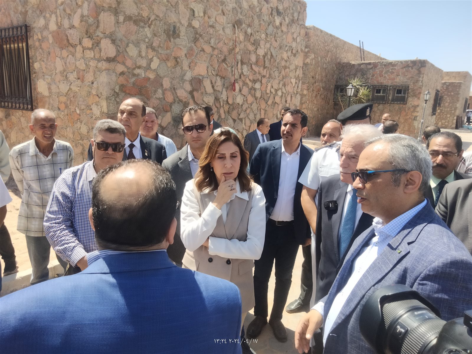 وزيرة الثقافة تزور طور سيناء