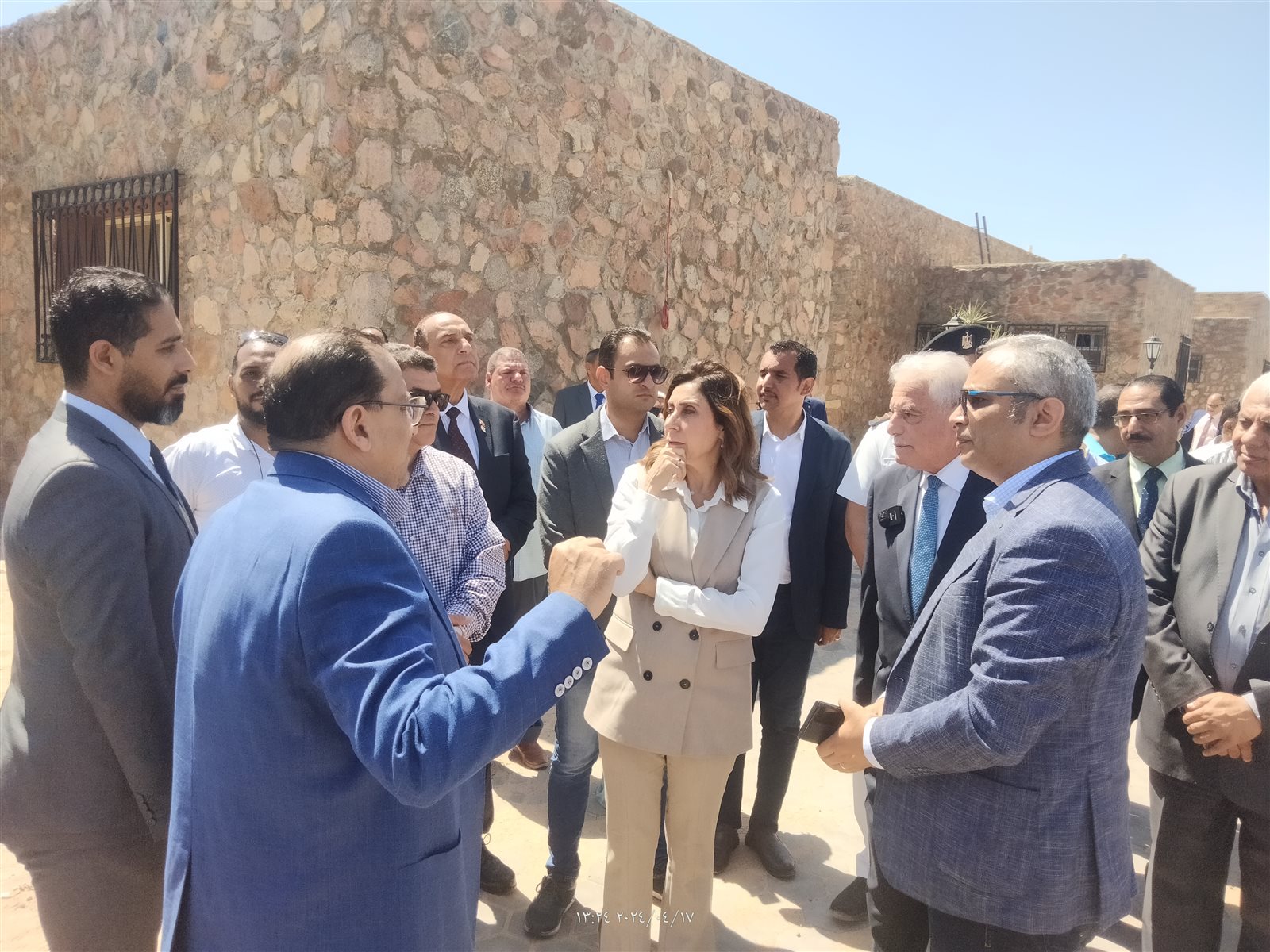 وزيرة الثقافة تزور طور سيناء