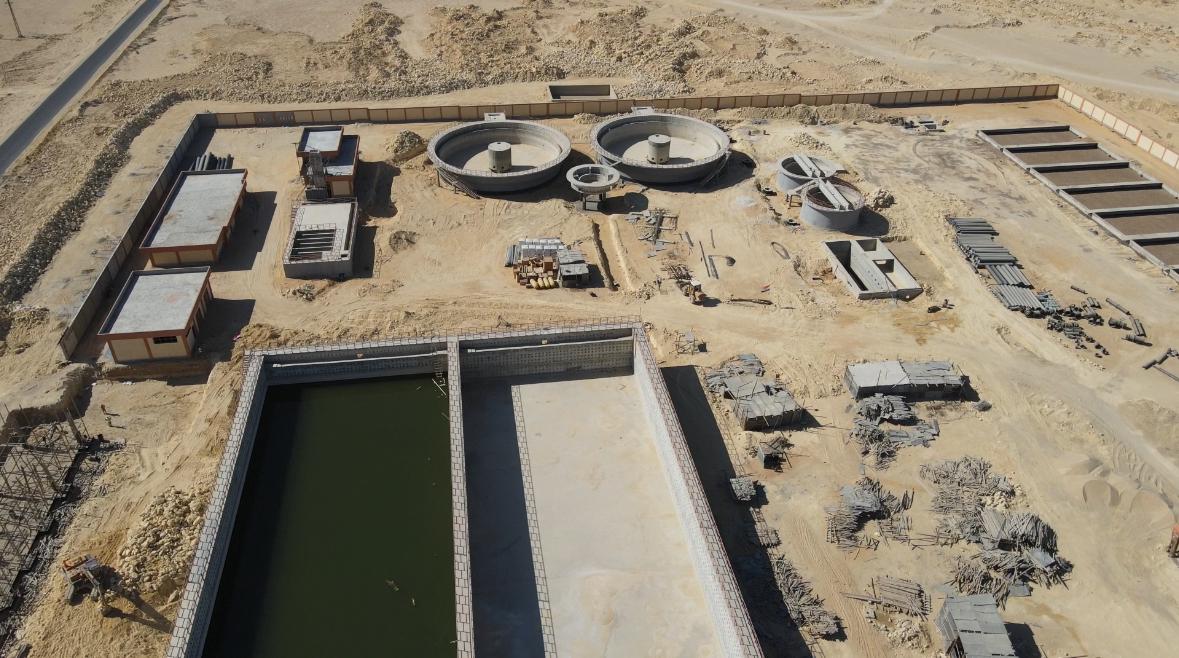 مشروعات الصرف الصحي في الفيوم 