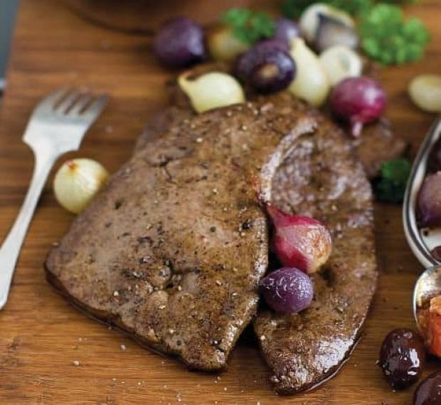 طريقة عمل الكبدة بالثوم