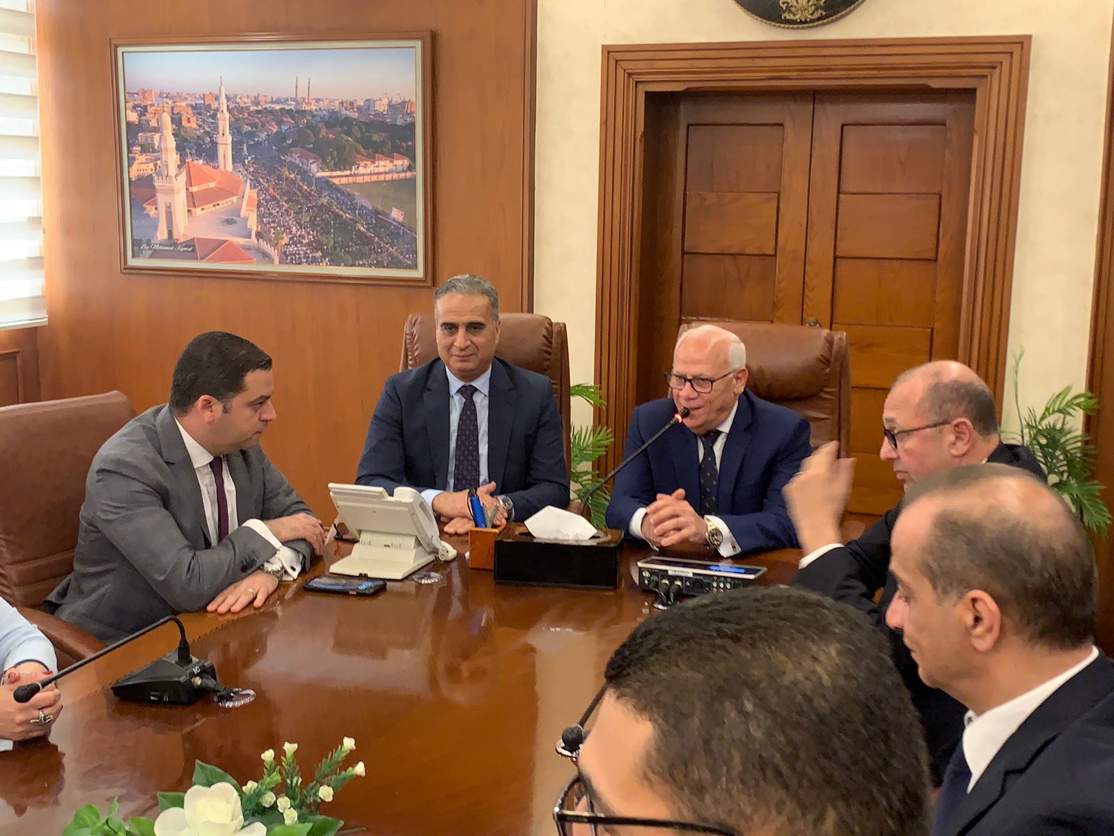 محافظ بورسعيد يستقبل رئيس جهاز حماية المستهلك