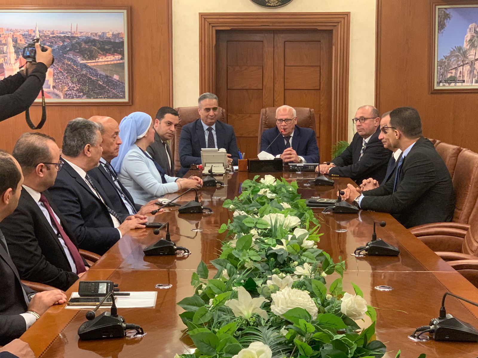 محافظ بورسعيد يستقبل رئيس جهاز حماية المستهلك