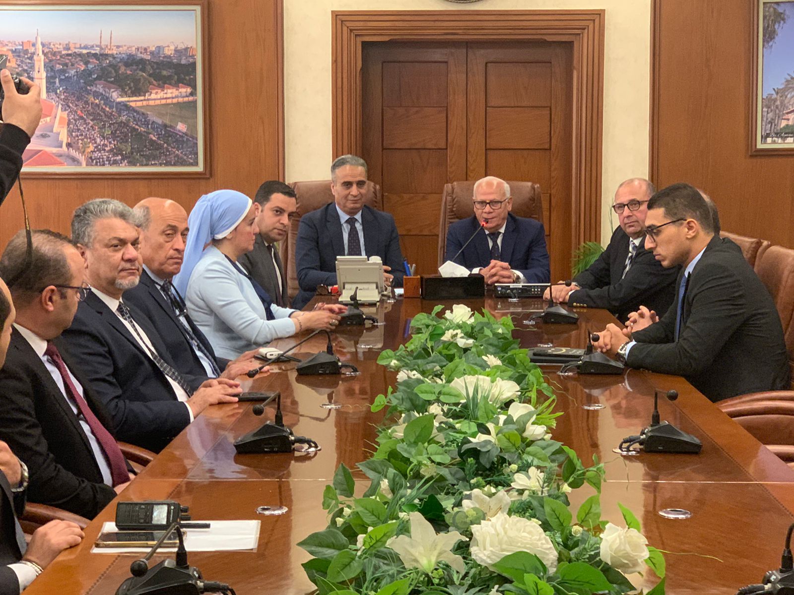 محافظ بورسعيد يستقبل رئيس جهاز حماية المستهلك