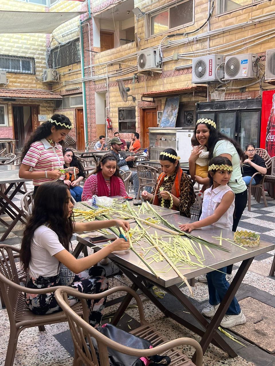 احتفالات أقباط بورسعيد بأحد الزعف 