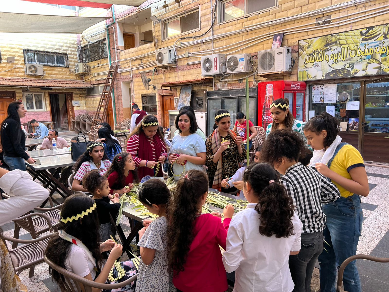 احتفالات أقباط بورسعيد بأحد الزعف 