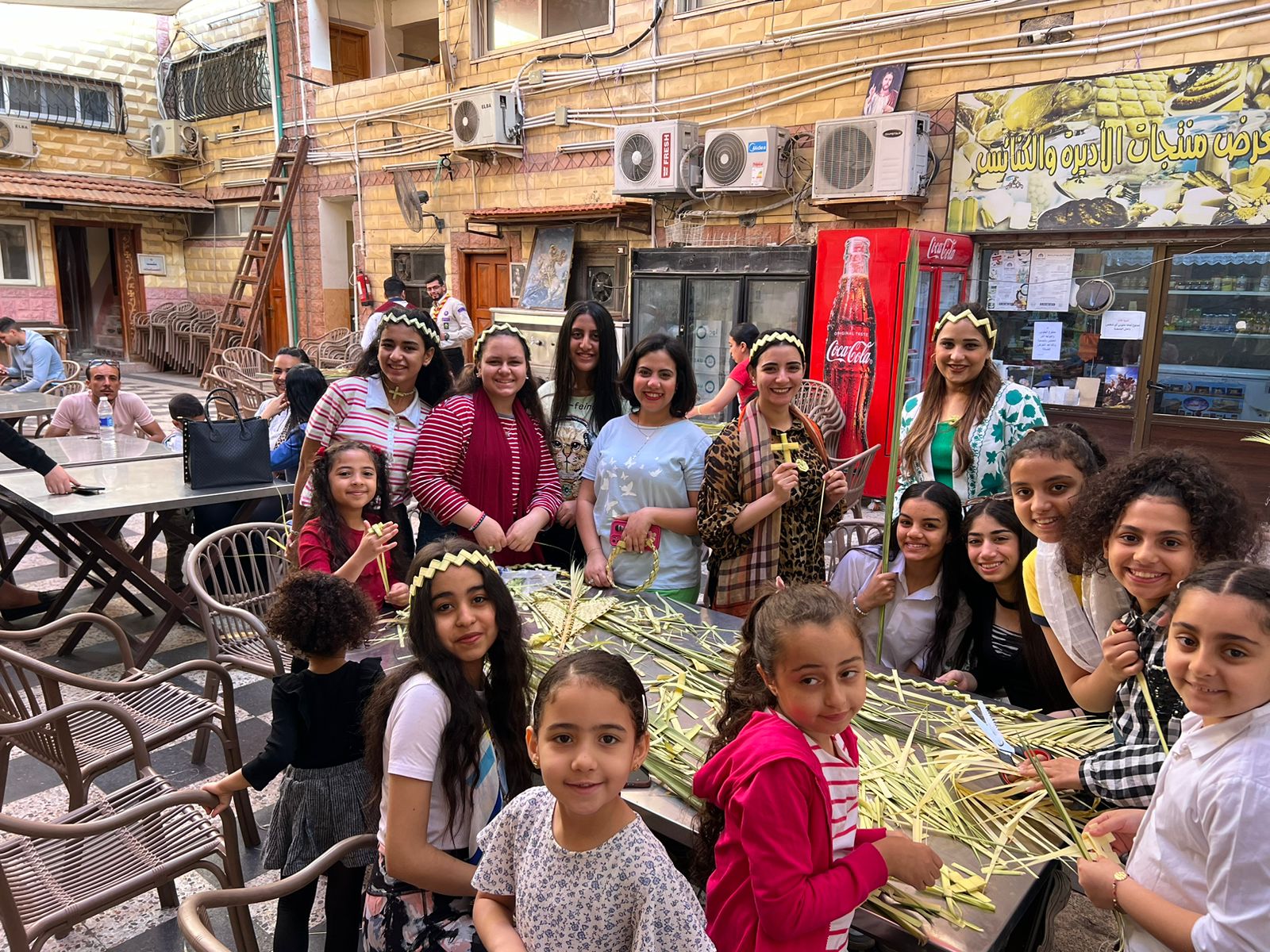 احتفالات أقباط بورسعيد بأحد الزعف 