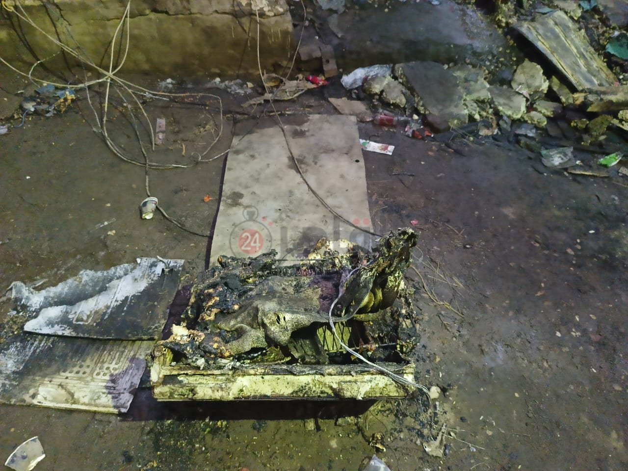 احتراق سوبر ماركت 