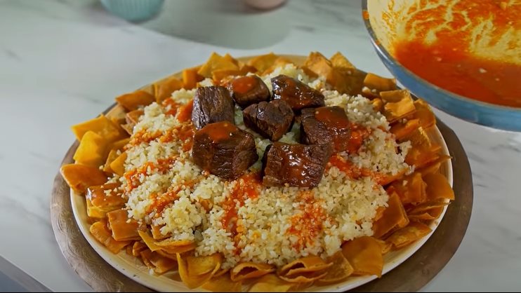 مقادير عمل الفتة المصرية