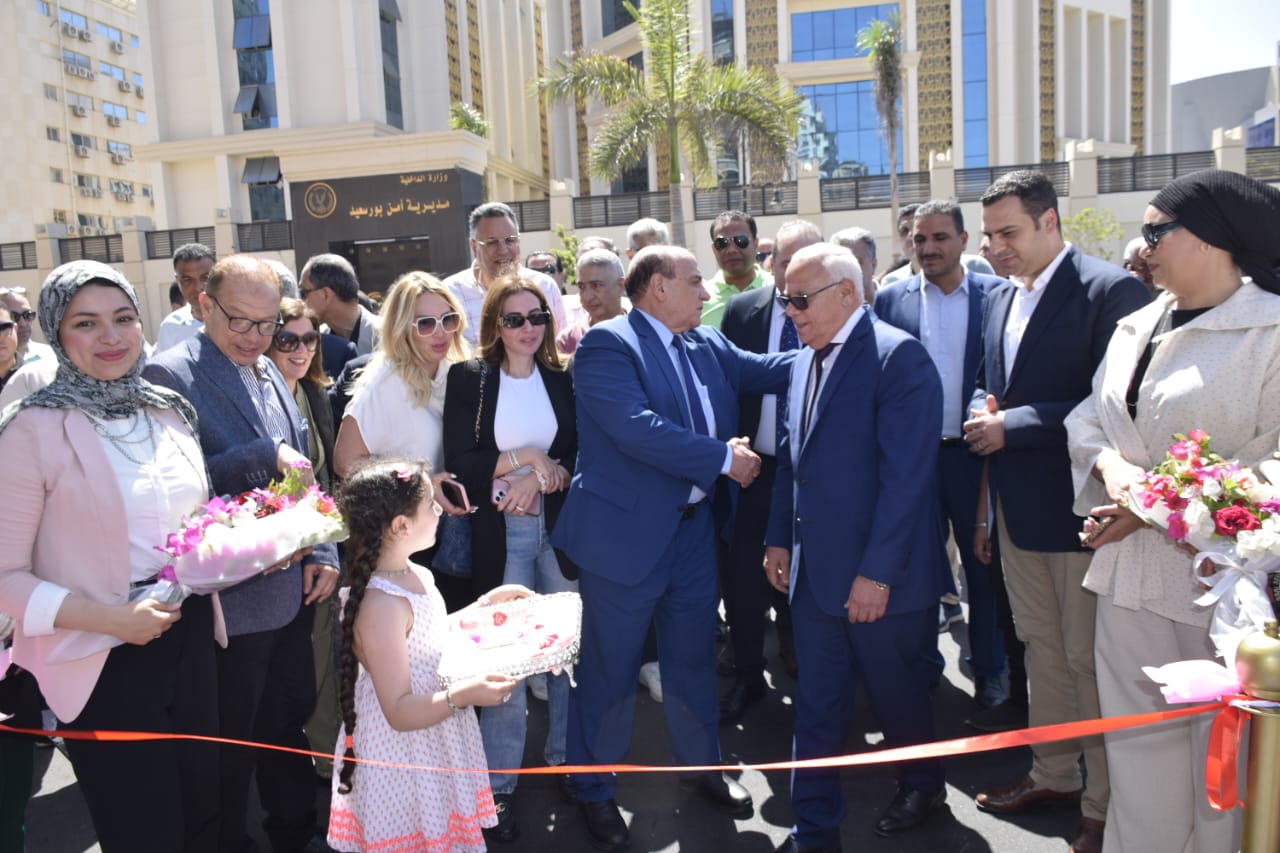 افتتاح شارع اللواء سمير فرج ببورسعيد 