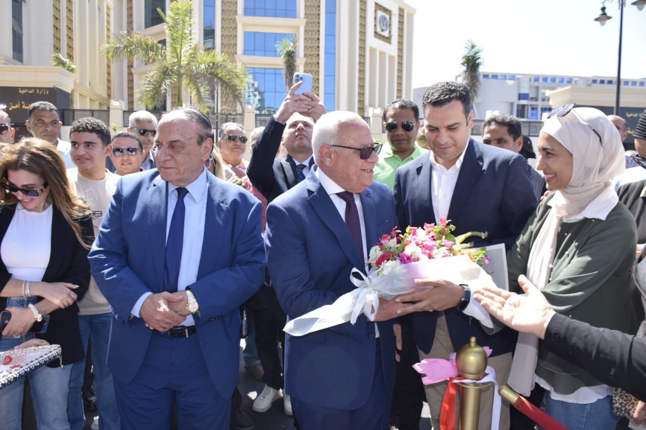 افتتاح شارع اللواء سمير فرج ببورسعيد 