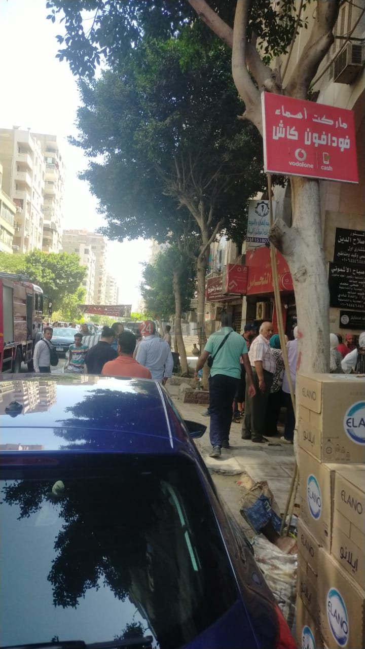 حريق بمدينة نصر 