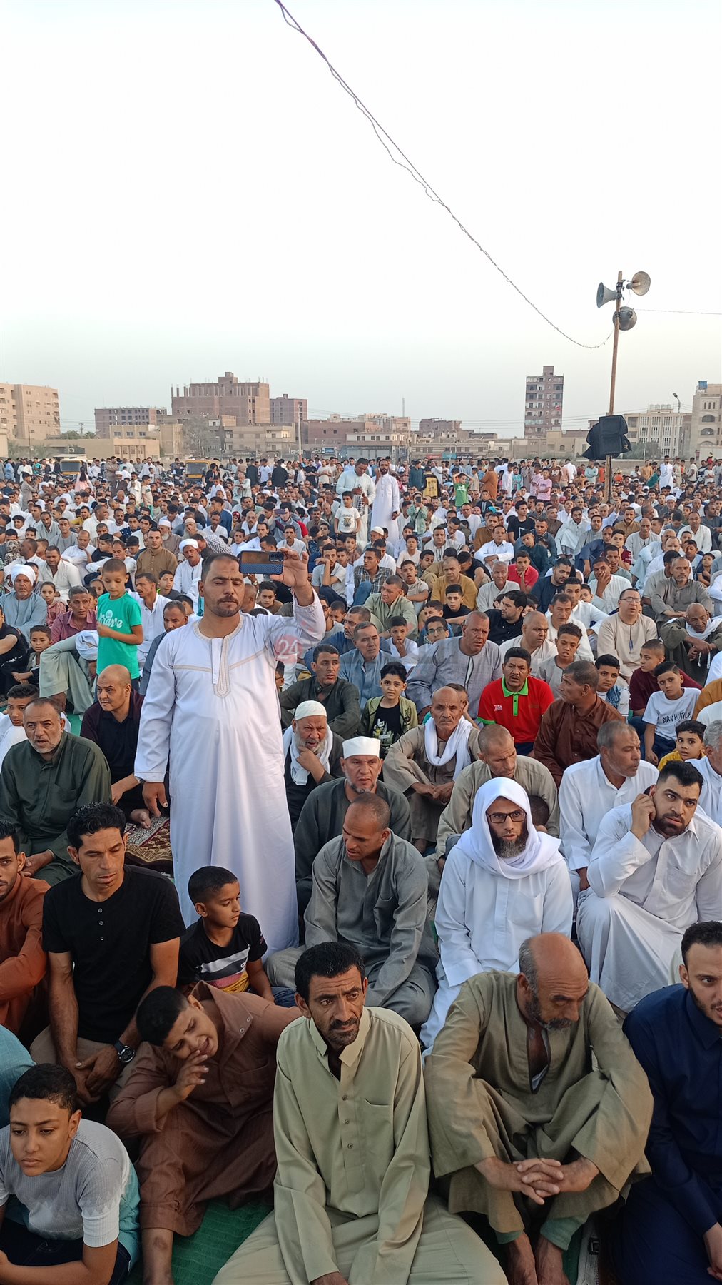 أهالي الفيوم يؤدون صلاة عيد الاضحي المبارك في 146ساحه| صور