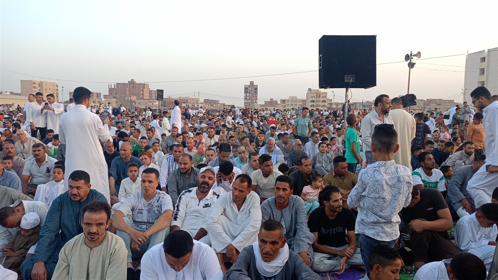 أهالي الفيوم يؤدون صلاة عيد الاضحي المبارك في 146ساحه| صور