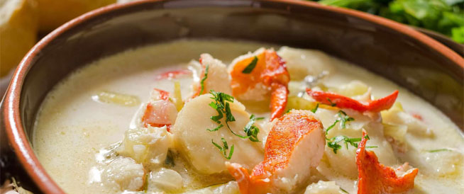 طريقة عمل شوربة سي فود بالكريمة