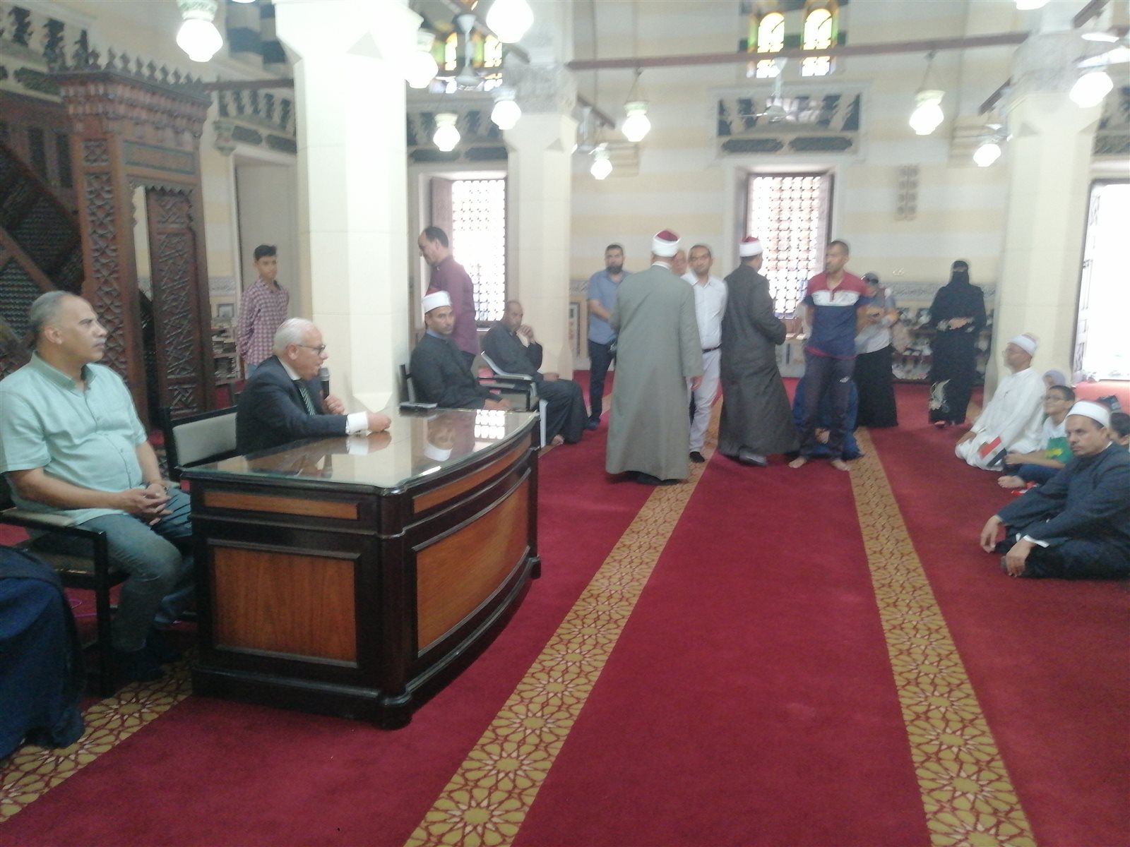 محافظ بورسعيد يفتتح البرنامج الصيفي بالمساجد