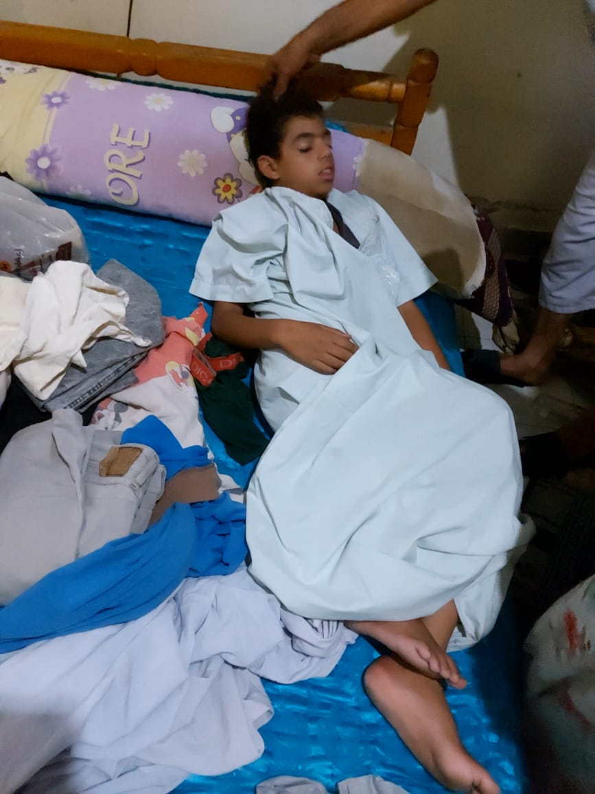 الطفل تحت تأثير المخدر 