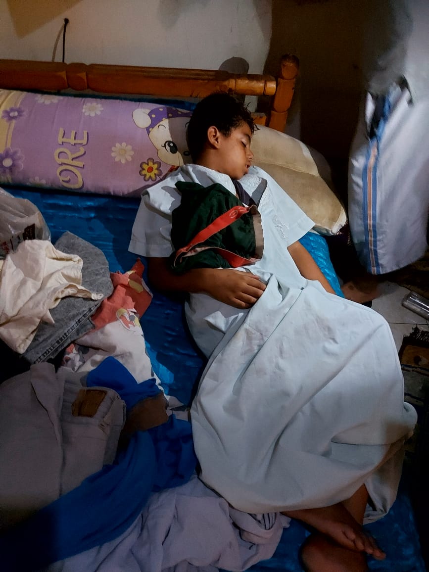 الطفل تحت تأثير المخدر 