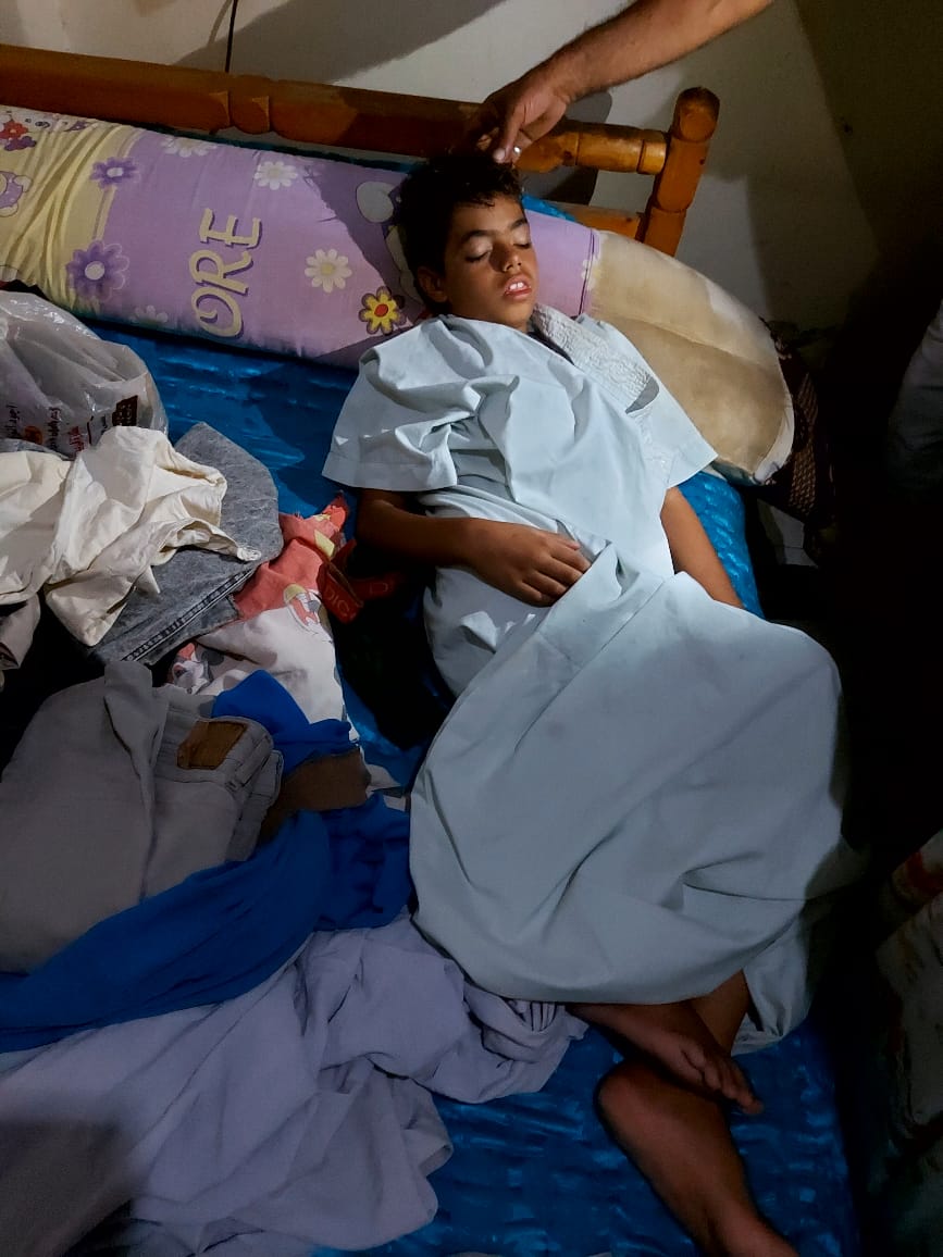 الطفل تحت تأثير المخدر 