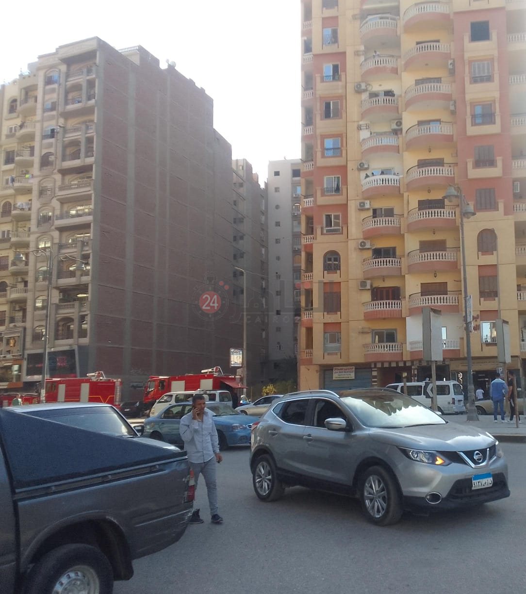 السيطرة على حريق بإحدي الشقق السكنية في الفيوم  بسبب ماس كهربائي