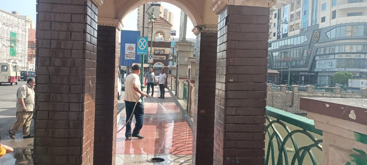 غسيل كوبري محافظة الشرقية