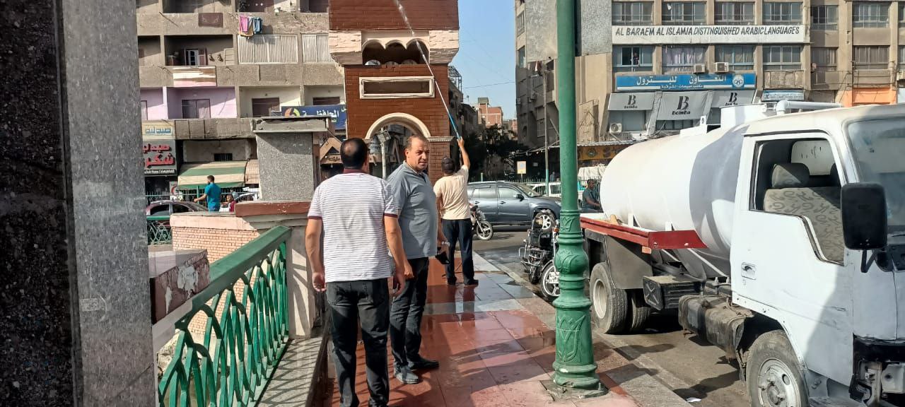 غسيل كوبري محافظة الشرقية