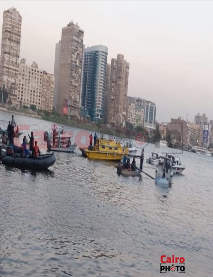 الصور الأولي لموقع حادث سقوط سيارة زفاف عروسين3