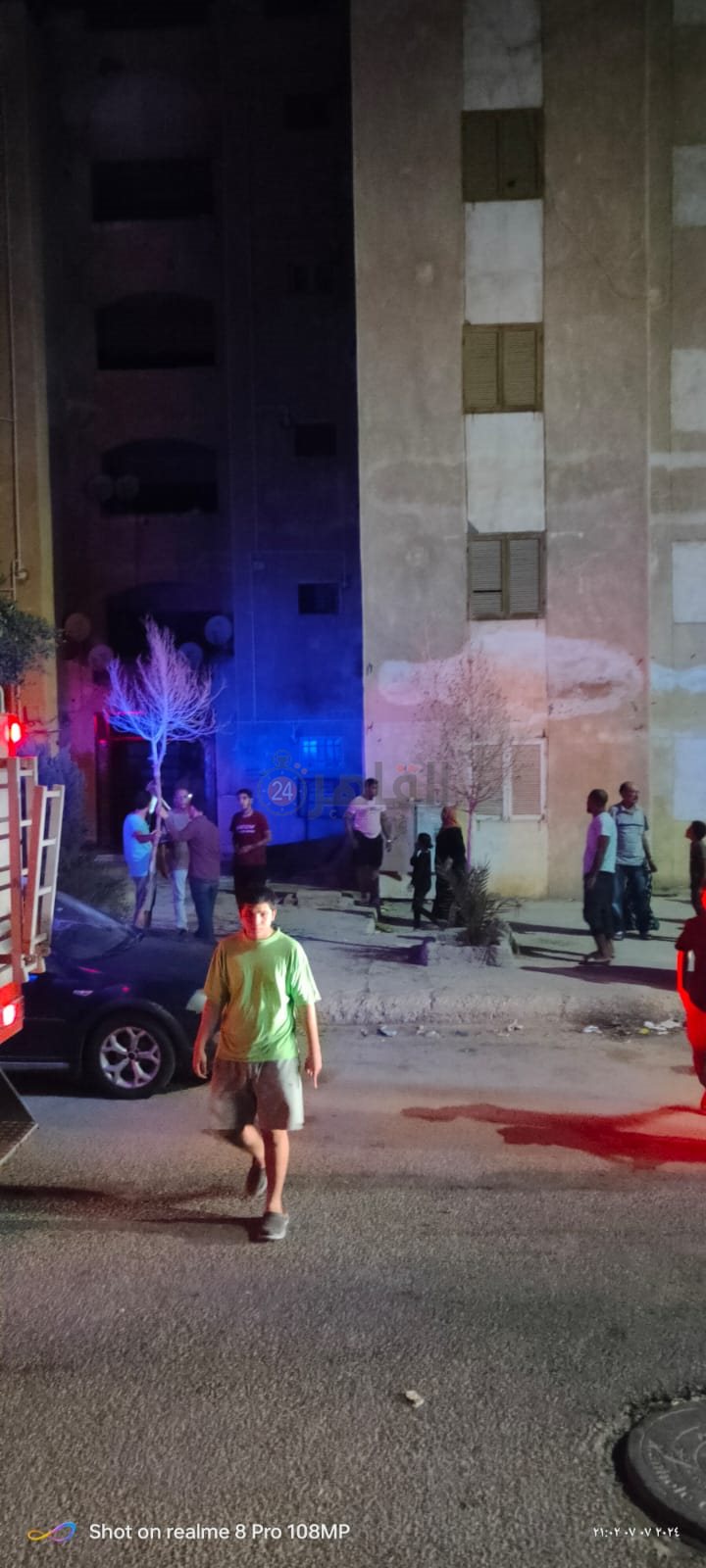 نشوب حريق بعقار في 6 أكتوبر